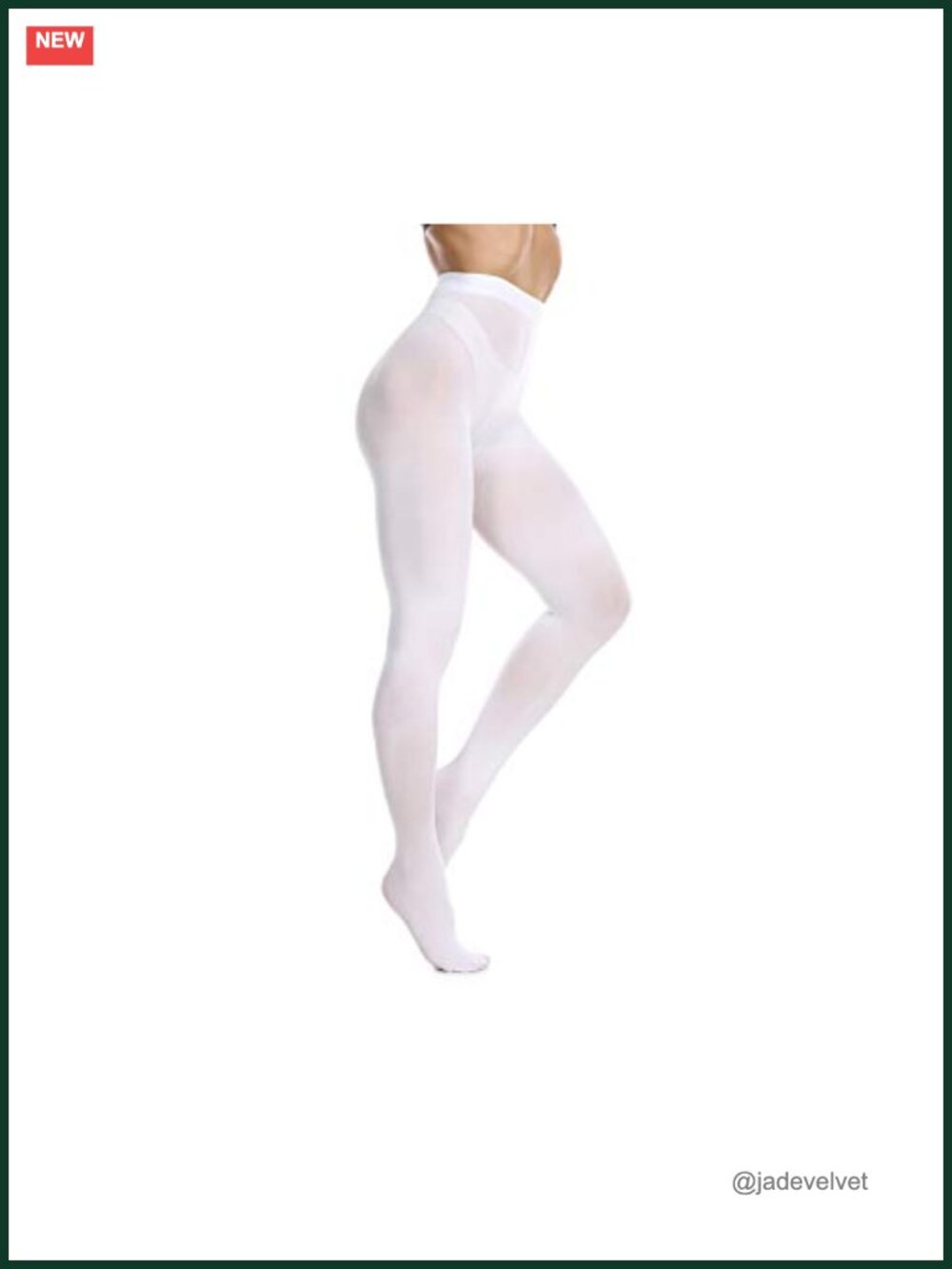 Women's 80 Denier Semi Opaque Footed Pantyhose Tights